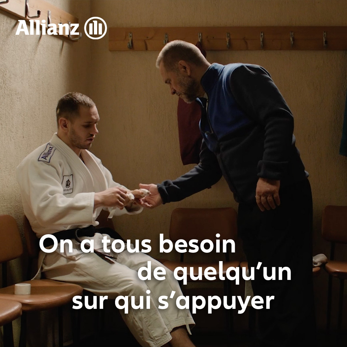 Allianz France sur la ligne de départ de Paris 2024  avec son film « On a tous besoin de quelqu’un sur qui s’appuyer »