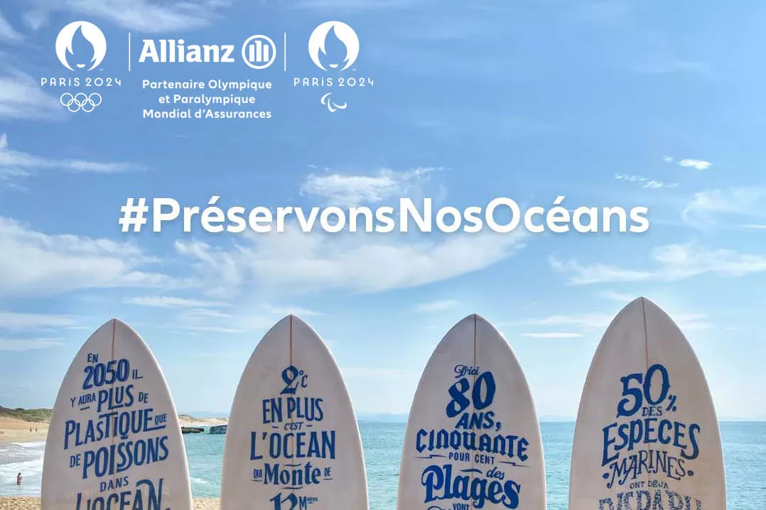 Allianz France soutient Surfrider Foundation Europe et déploie une campagne de sensibilisation 100% digitale : #PréservonsNosOcéans