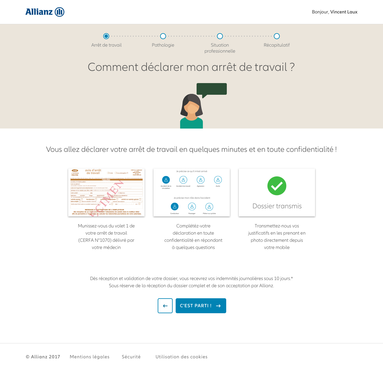 Prévoyance : Allianz France simplifie les démarches de ses clients et digitalise la déclaration des arrêts de travail
