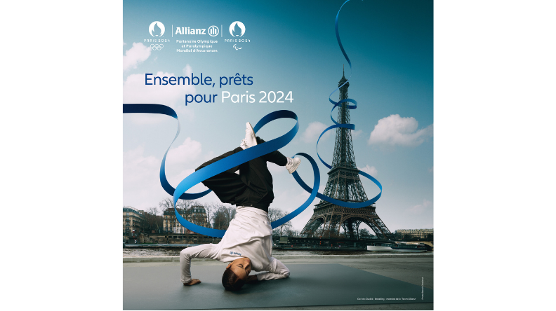 Allianz France propose un passage de témoins entre les athlètes et le public à 100 jours de Paris 2024