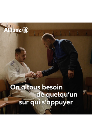 Allianz France sur la ligne de départ de Paris 2024  avec son film « On a tous besoin de quelqu’un sur qui s’appuyer »